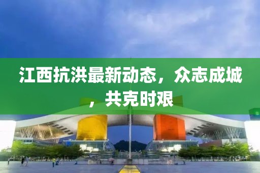 江西抗洪最新动态，众志成城，共克时艰