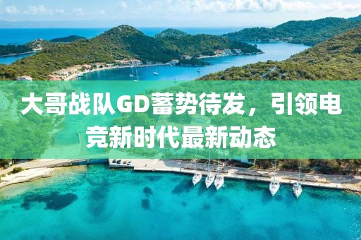 大哥战队GD蓄势待发，引领电竞新时代最新动态