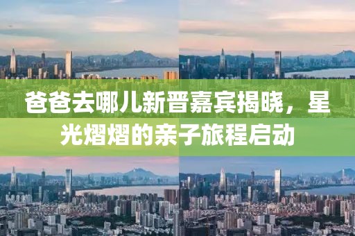 爸爸去哪儿新晋嘉宾揭晓，星光熠熠的亲子旅程启动
