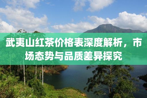武夷山红茶价格表深度解析，市场态势与品质差异探究