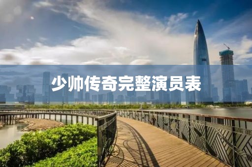 少帅传奇完整演员表
