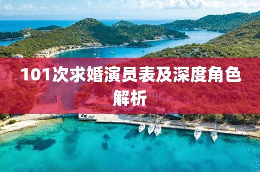 101次求婚演员表及深度角色解析