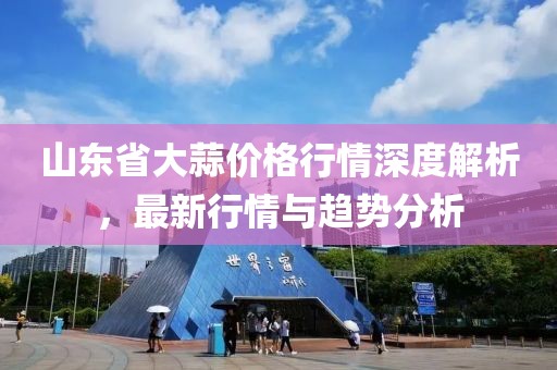 山东省大蒜价格行情深度解析，最新行情与趋势分析