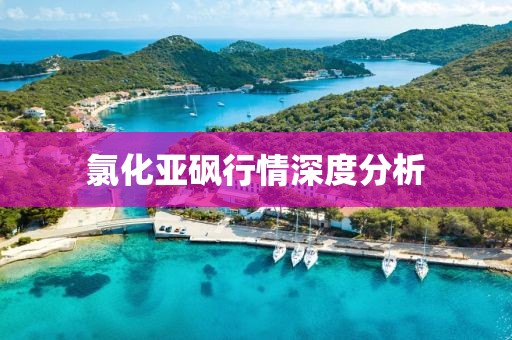 氯化亚砜行情深度分析