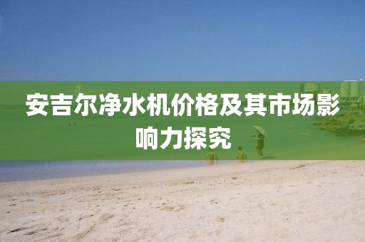 安吉尔净水机价格及其市场影响力探究