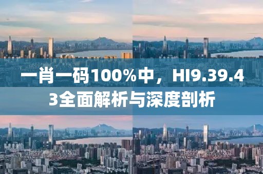 一肖一码100%中，HI9.39.43全面解析与深度剖析
