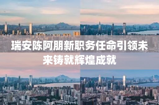 瑞安陈阿朋新职务任命引领未来铸就辉煌成就