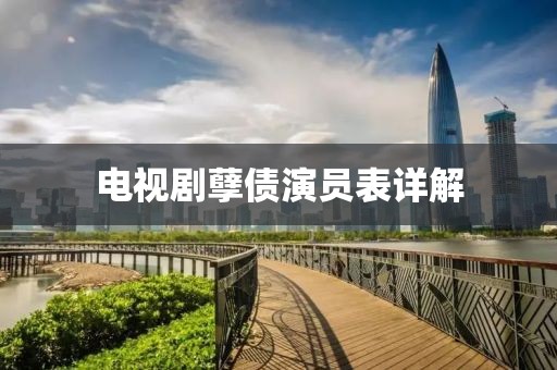 电视剧孽债演员表详解