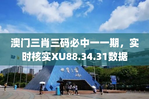 澳门三肖三码必中一一期，实时核实XU88.34.31数据