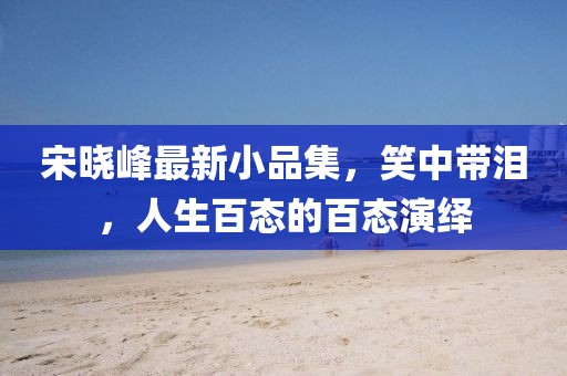 宋晓峰最新小品集，笑中带泪，人生百态的百态演绎