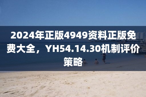 2024年正版4949资料正版免费大全，YH54.14.30机制评价策略