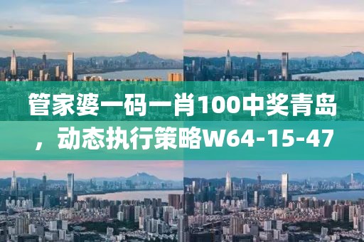 管家婆一码一肖100中奖青岛，动态执行策略W64-15-47