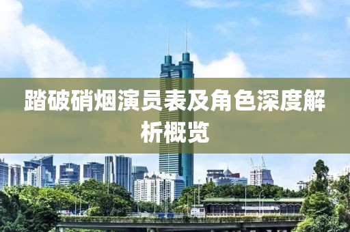 踏破硝烟演员表及角色深度解析概览