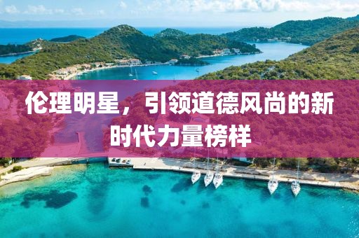 伦理明星，引领道德风尚的新时代力量榜样