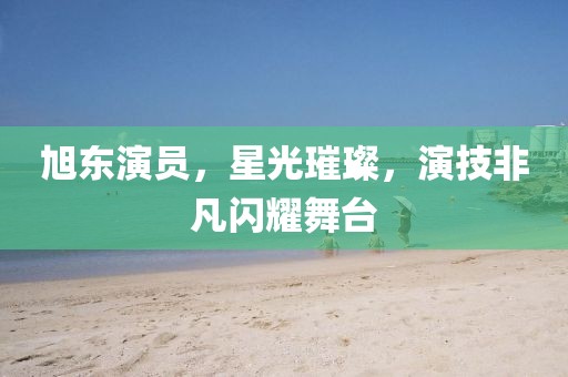 旭东演员，星光璀璨，演技非凡闪耀舞台