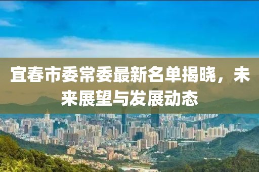 宜春市委常委最新名单揭晓，未来展望与发展动态