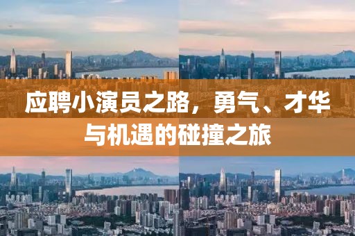 应聘小演员之路，勇气、才华与机遇的碰撞之旅