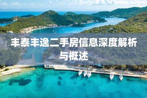 丰泰丰逸二手房信息深度解析与概述