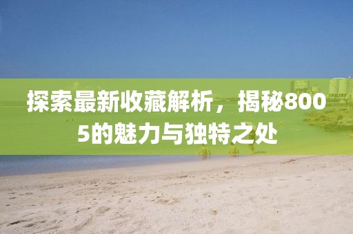 探索最新收藏解析，揭秘8005的魅力与独特之处