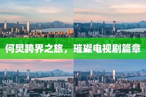 何炅跨界之旅，璀璨电视剧篇章