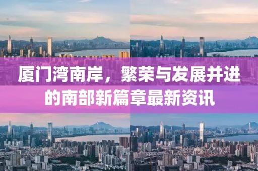 厦门湾南岸，繁荣与发展并进的南部新篇章最新资讯