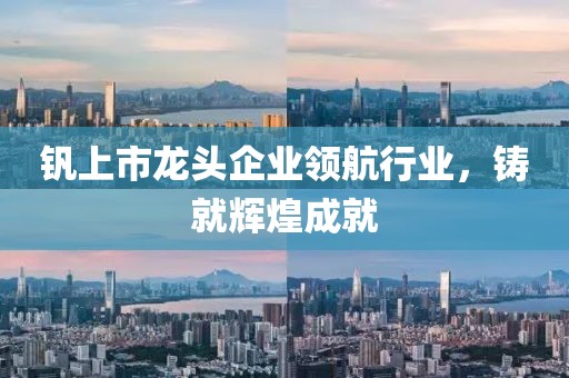 钒上市龙头企业领航行业，铸就辉煌成就