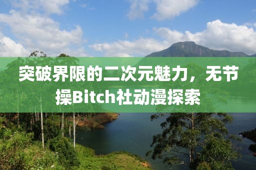 突破界限的二次元魅力，无节操Bitch社动漫探索