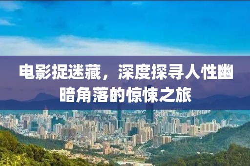 电影捉迷藏，深度探寻人性幽暗角落的惊悚之旅