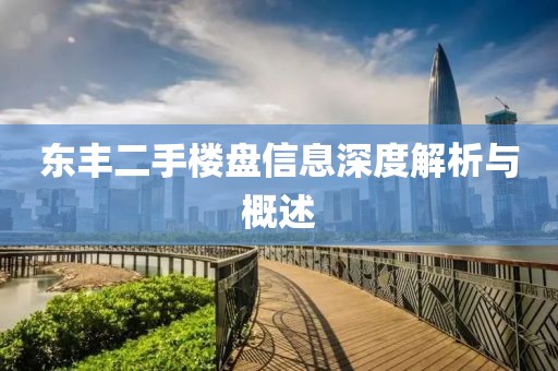东丰二手楼盘信息深度解析与概述