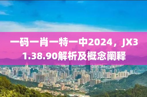 一码一肖一特一中2024，JX31.38.90解析及概念阐释