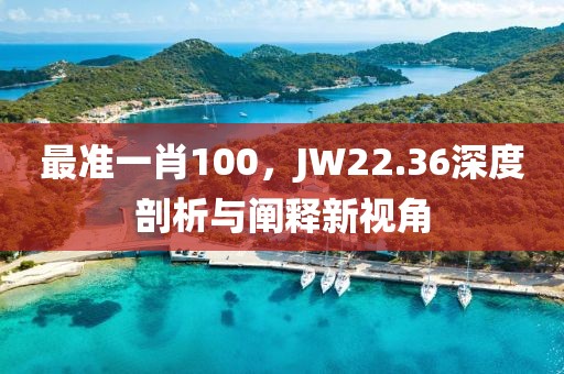 最准一肖100，JW22.36深度剖析与阐释新视角