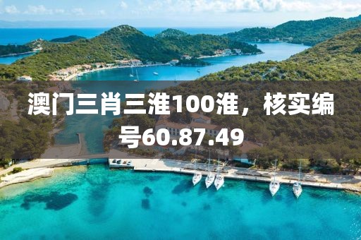 澳门三肖三淮100淮，核实编号60.87.49