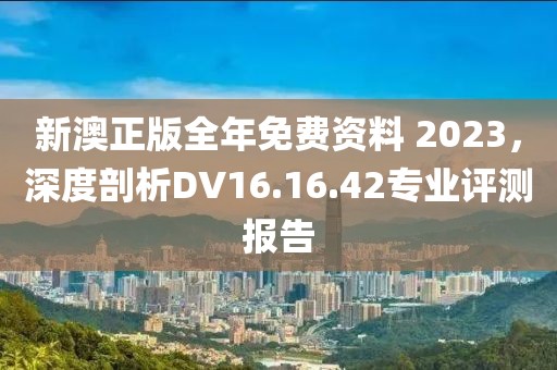 新澳正版全年免费资料 2023，深度剖析DV16.16.42专业评测报告