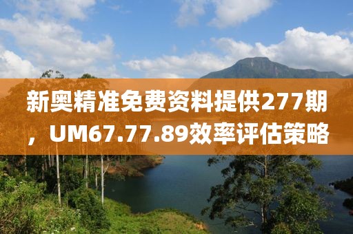 新奥精准免费资料提供277期，UM67.77.89效率评估策略
