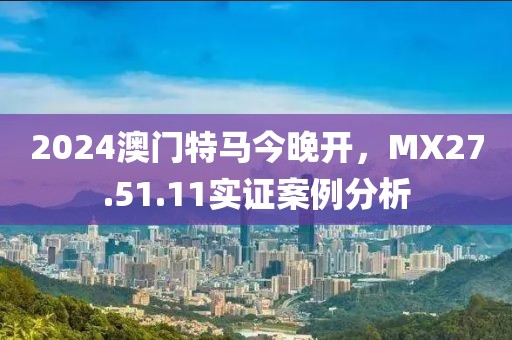 2024澳门特马今晚开，MX27.51.11实证案例分析
