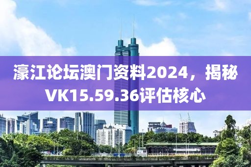 濠江论坛澳门资料2024，揭秘VK15.59.36评估核心