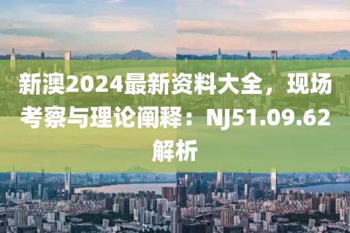 新澳2024最新资料大全，现场考察与理论阐释：NJ51.09.62解析