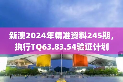 新澳2024年精准资料245期，执行TQ63.83.54验证计划