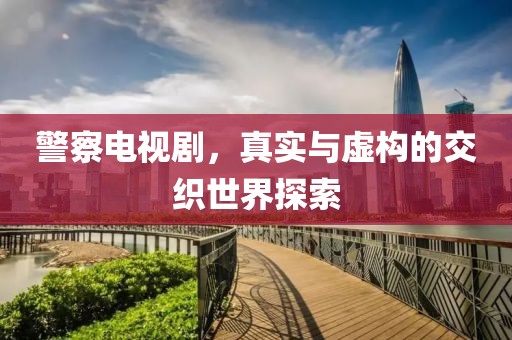 警察电视剧，真实与虚构的交织世界探索