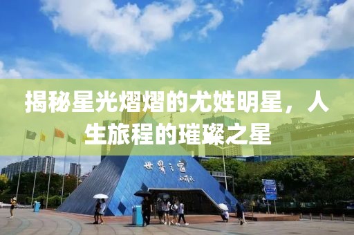 揭秘星光熠熠的尤姓明星，人生旅程的璀璨之星