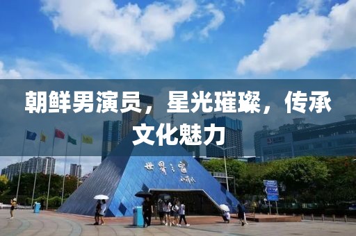 朝鲜男演员，星光璀璨，传承文化魅力