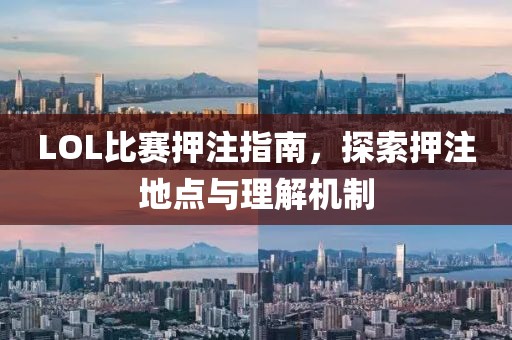 LOL比赛押注指南，探索押注地点与理解机制