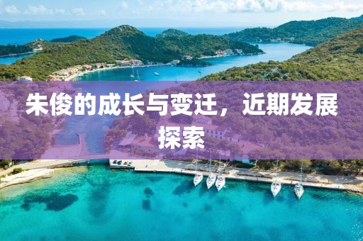 朱俊的成长与变迁，近期发展探索