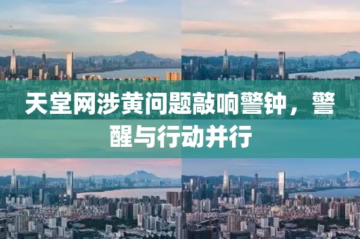 天堂网涉黄问题敲响警钟，警醒与行动并行