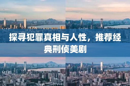 探寻犯罪真相与人性，推荐经典刑侦美剧