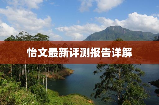 怡文最新评测报告详解