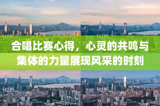 合唱比赛心得，心灵的共鸣与集体的力量展现风采的时刻