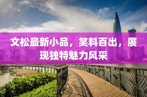 文松最新小品，笑料百出，展现独特魅力风采
