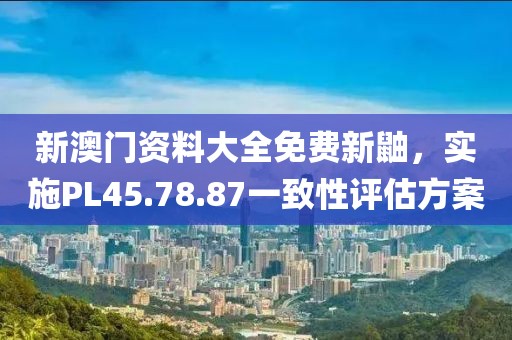 新澳门资料大全免费新鼬，实施PL45.78.87一致性评估方案
