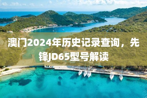澳门2024年历史记录查询，先锋JD65型号解读